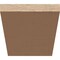 Ekena Millwork 6in. W x 6in. H x 24in. L Concord Woodgrain TimberThane Rafter Tail, Primed Tan RFTUR06X06X24CONRCPR - alternate 2